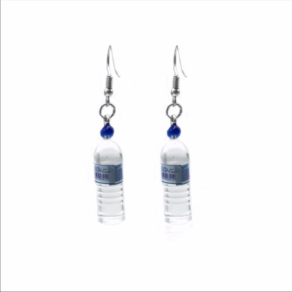 Water bottle earrings